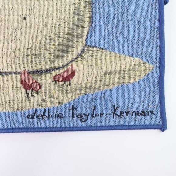 Lot 4 Snowman Christmas Placemats Winter Blue Debbie Tayler Kerman - Picture 2 of 5